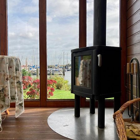 4pers House Christine w Sauna, Winter garden&fishing pier Anjum Exterior foto