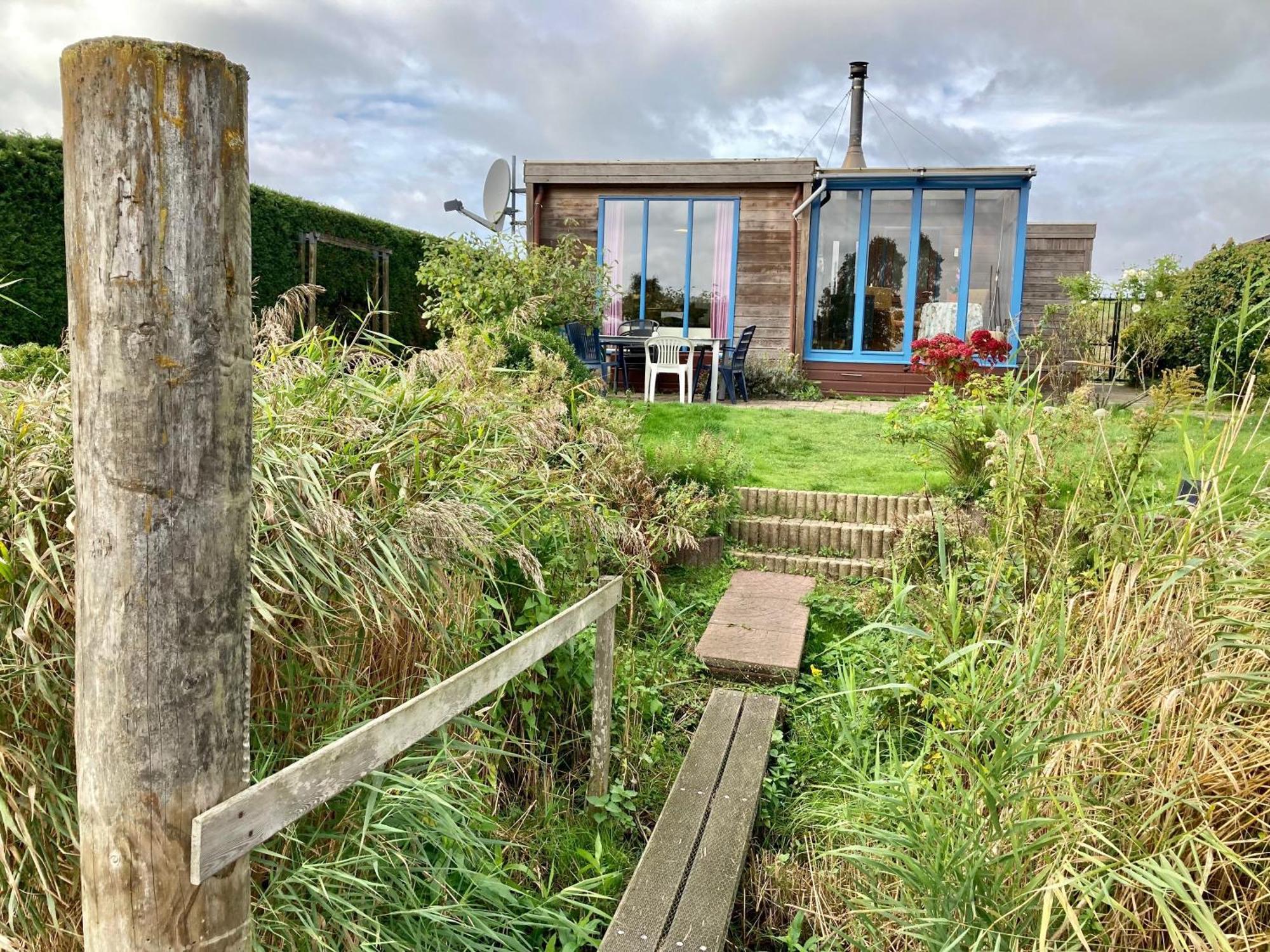 4pers House Christine w Sauna, Winter garden&fishing pier Anjum Exterior foto
