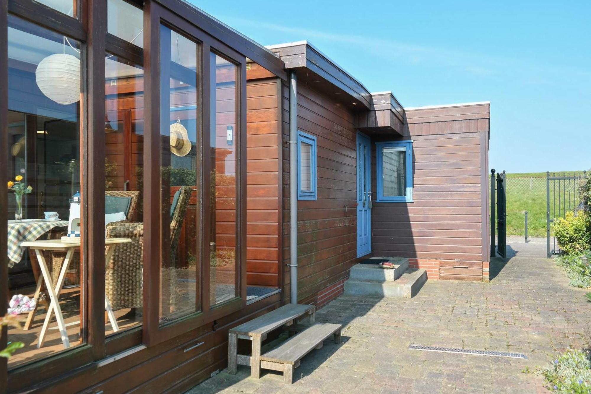 4pers House Christine w Sauna, Winter garden&fishing pier Anjum Exterior foto